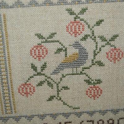Vintage Needlepoint Sampler (unknown year)