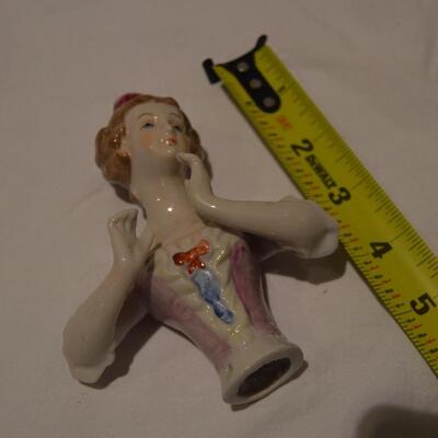 Highly Collectible Antique Porcelain Doll Half