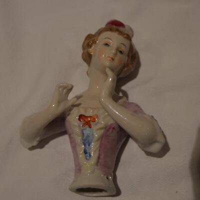 Highly Collectible Antique Porcelain Doll Half