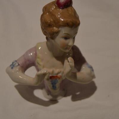 Highly Collectible Antique Porcelain Doll Half
