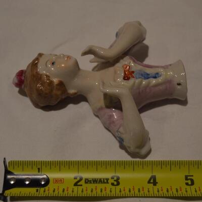 Highly Collectible Antique Porcelain Doll Half