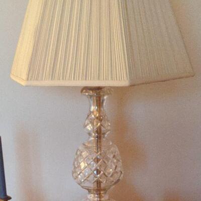 Vintage Crystal Waterford table lamp