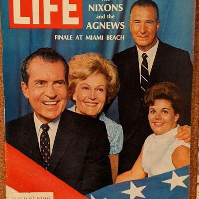 Lot of 6 Life magazines Stalin's daughter Nixon Agnew POW Vietnam 1967 1968 (#59)