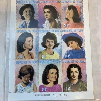 lot complete set stamps with coa