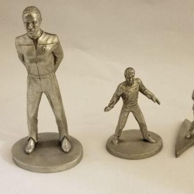 Pewter Star Trek figurines