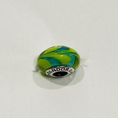 Pandora (E) 925 Blue & Green Glass Bead 
