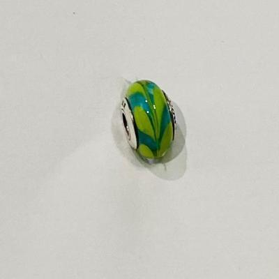 Pandora (E) 925 Blue & Green Glass Bead 