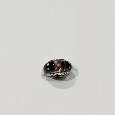 Pandora (N) 925 Multi Color w/White Dots Glass Bead