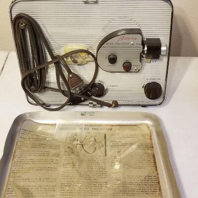 Kodak Brownie movie projector w/case