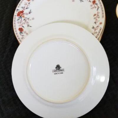 China Garden Luncheon set