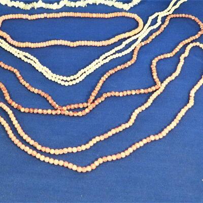 Vintage Costume Jewelry Necklace Strand LOT (5) Beads