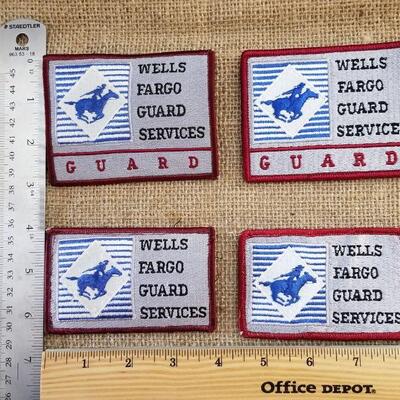 Wells Fargo Guard Services & Burns patches