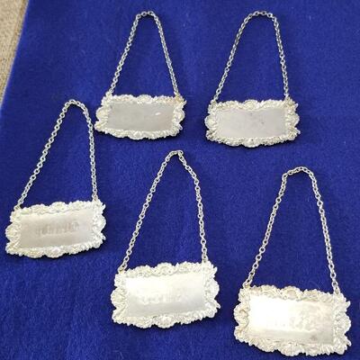 Alcohol bottle labels