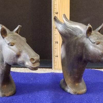 Brass Horse Heads