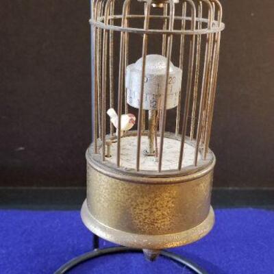 J.Kaiser Mechanical Bird Cage Clock
