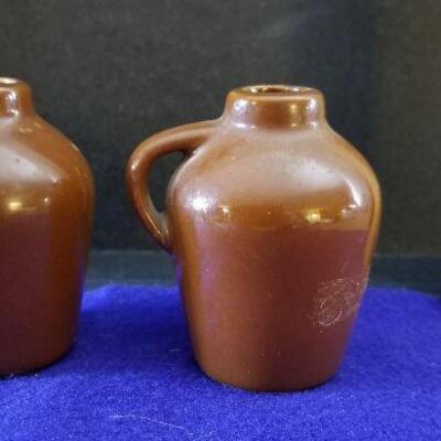Vintage Rice Hotel Miniature Whiskey Jugs