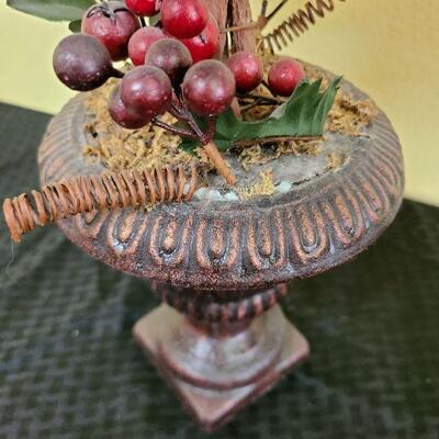 3 Red Berry Topiaries