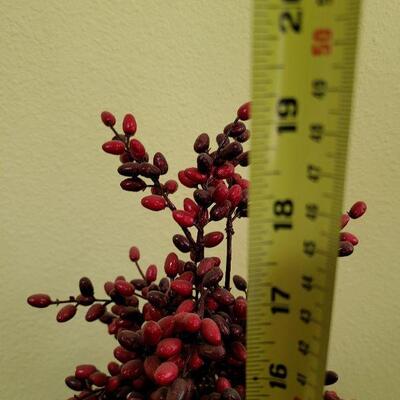 3 Red Berry Topiaries