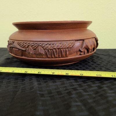 Hand Carved Monkey Pod Bowl