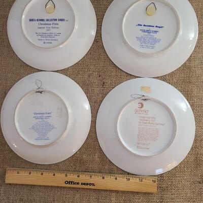 4 Hummel Christmas Plates