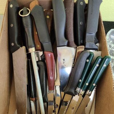 Random Assorted Kitchen Knives