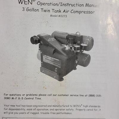 Wen 3 Gallon Air Compressor NIB