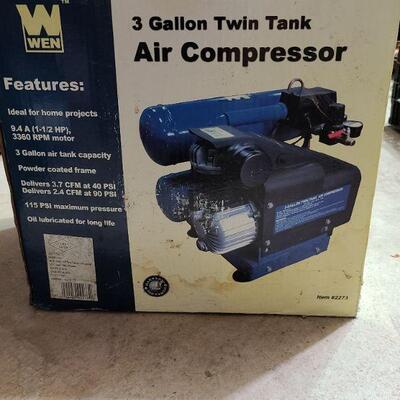 Wen 3 Gallon Air Compressor NIB