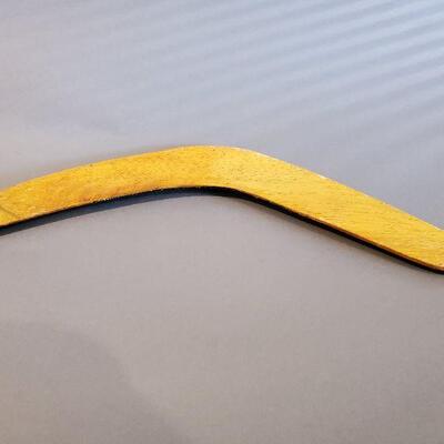 Lot 74: Hand Painted Wooden Boomerang
