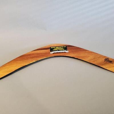 Lot 75: Hand Painted Australian Boomerang