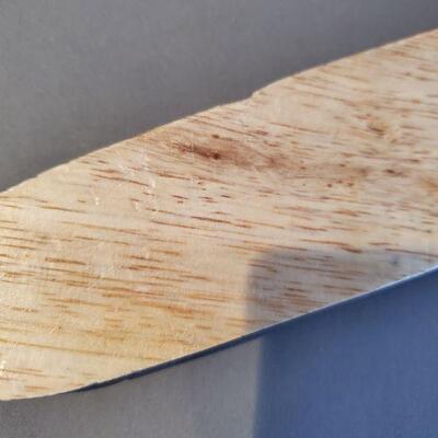 Lot 76: Hand Painted Wooden Boomerang