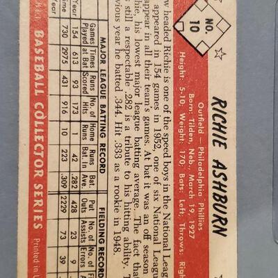 Lot 85: Philadelphia - Richie Ashburn Vintage Baseball Card