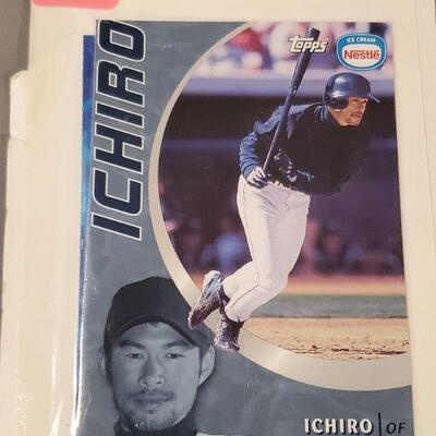 Lot 92: Ichiro & Chipper Jones Topps Baseball Cards