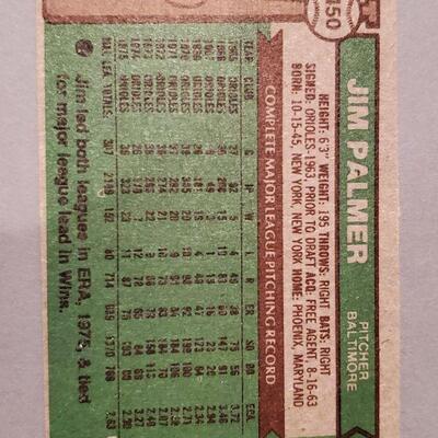 Lot 93: Baltimore Orioles - Jim Palmer Baseball Card
