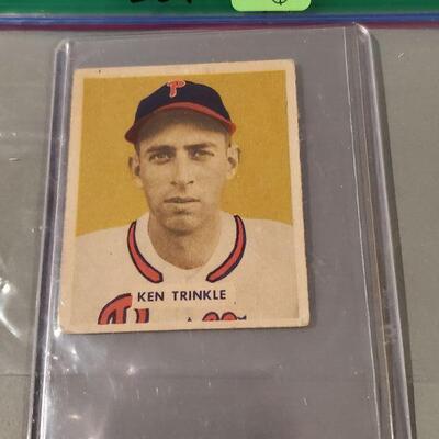 Lot 96:  Small Mini Ken Trinkle Baseball Card