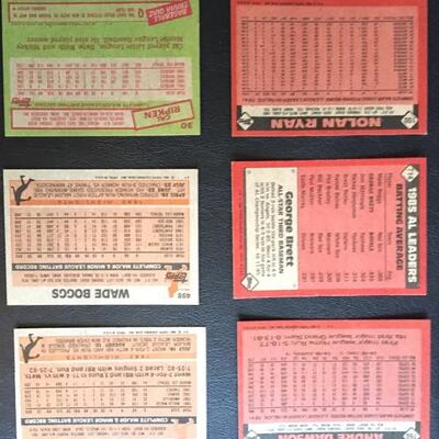 Lot of Vintage Rare TOPPS Vintage Sports cards with Boggs, Ripken, Brett and more...