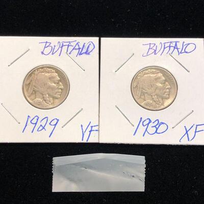 Lot 69 - 1929 and 1930 Buffalo Nickels