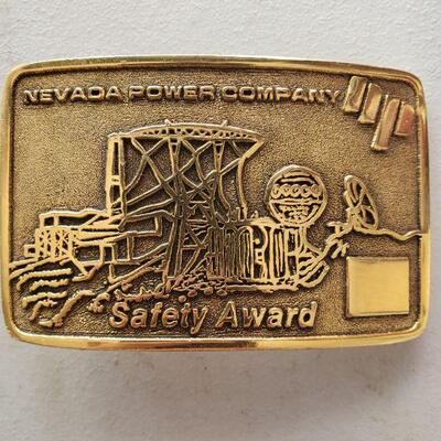 Nevada Power Company Belt Buckle 