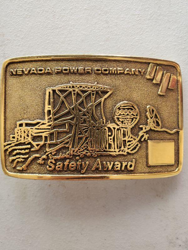 Nevada Power Company Belt Buckle 