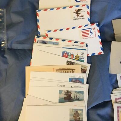 Vintage Postcard and First Day Issue Stamp Lot of 50+ Items