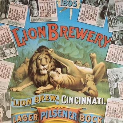 Vintage 11 x 15 Beer Poster LION BREWERY
