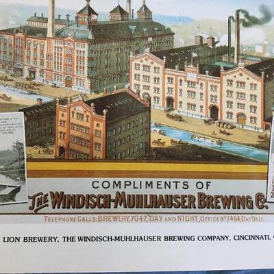 Vintage 11 x 15 Beer Poster LION BREWERY