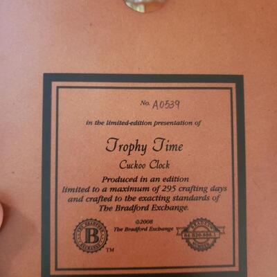 Trophy Time Cuckoo Clock