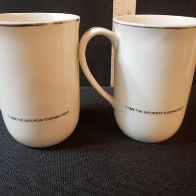 Norman Rockwell Mugs