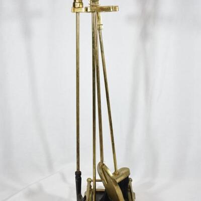 Brass Fire Place Set