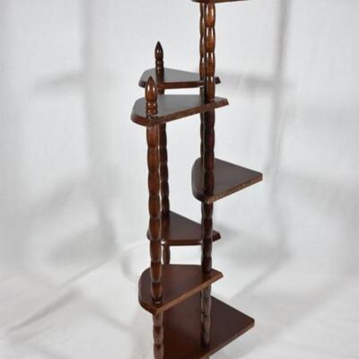 Vintage Mid Century Corner Shelf