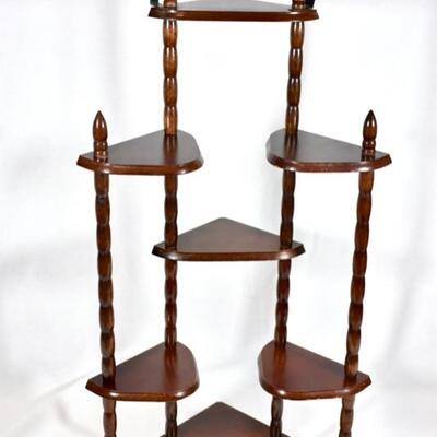 Vintage Mid Century Corner Shelf