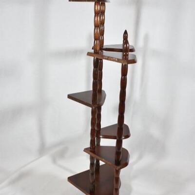 Vintage Mid Century Corner Shelf