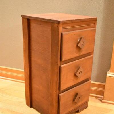 Small Chest of Drawers Nightstand Accent Table