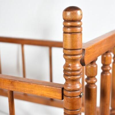 Doll high chair and cradle