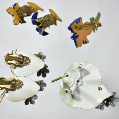 Vintage Costume Jewelry Sets - Floral